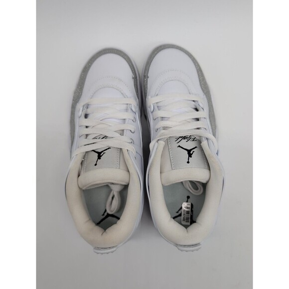 Nike Air Jordan 4 RM White Silver Glitter HQ3441-111 Women's Size 6.5 NWOB - Picture 6 of 9